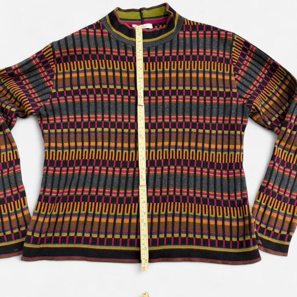 Joan Vass vintage USA made multi-coloured sweater knit womens One size. - Picture 4 of 5